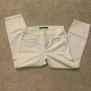 NWOT Joe’s white crop stretch jeans 28